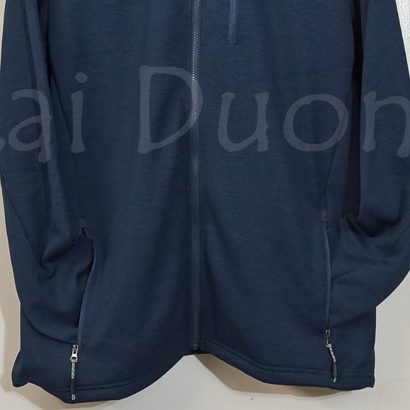 Orvis men bonded mesh full-zip Jacket BLUE - Picture 5 of 12